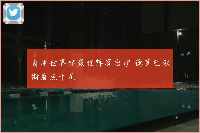 南非世界杯最佳阵容出炉 德罗巴领衔看点十足